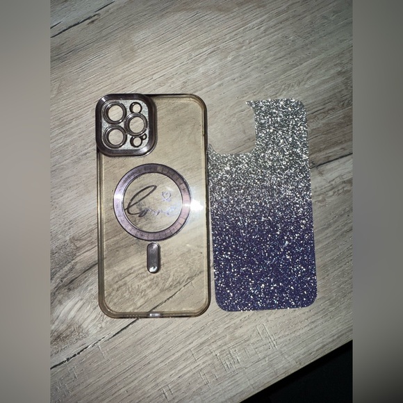 iPhone 12 Pro Max purple sparkle case - Picture 2 of 3